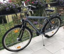 Epple City-/Trekking-Fahrrad, 28 Zoll, 24-Gang, Federung Nabendynamo