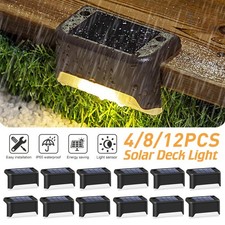 LED Solarleuchten Zaunleuchte