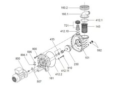 Spritzring für Speck BADU Picco Poolpumpe Schwimmbad Ersatzteil