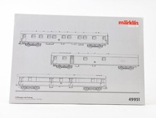 Märklin H0 49951 Personenwagenset 3-tlg. Hilfswagen zum Kranzug DB / Sound Licht