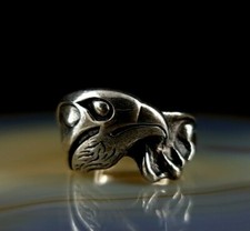 Ring Silber 925 Adler Kopf