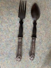 Salatbesteck Messer Gabel Horn