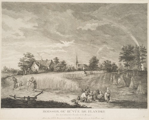 Bas nach teniers - (*1707),