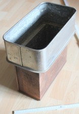 stangen holz herd kupfer wasser schiff OHNE DECKEL alt antik top deko 34x18,5cm