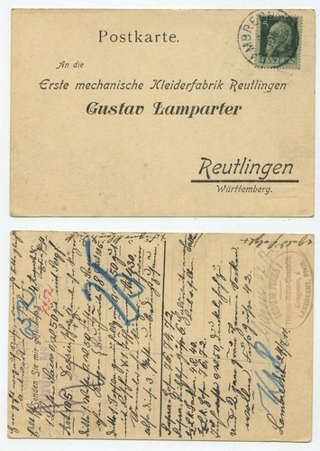 21985 postkarte lambrecht - -postkarte,,