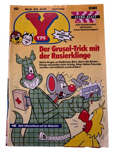 Yps comic grusel trick - comic, grusel-trick