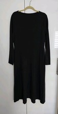 Women Ponte Damen Kleid,Maxi Winterkleid XL 44/46 Dark Grey seitl. Taschen NEU