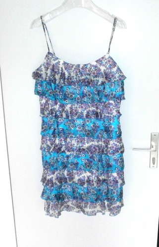 Kleid tunika seide zara m - kleid,