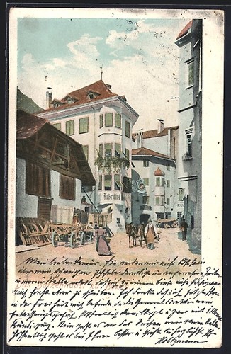 Ansichtskarte bozen am - ansichtskarte, bozen,