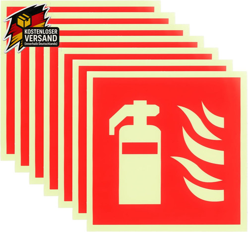 Selbstklebende feuerwehrschild - selbstklebende,