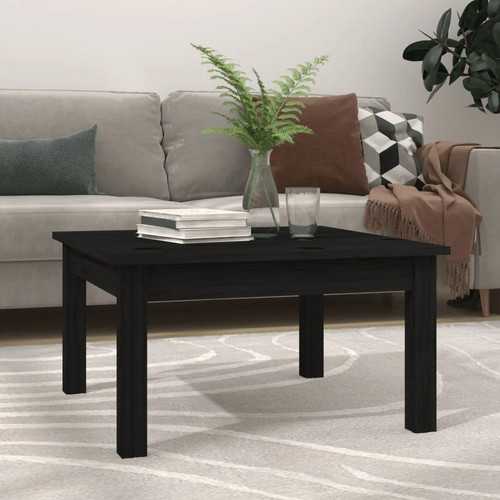 Couchtisch schwarz 55x55x30 - schwarz,