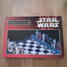 Star Wars 3D Schach Spiel Chess Schach a la Carte 1997 Rarität Familienspiel 