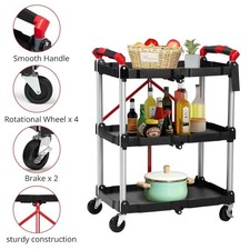 Servierwagen 3 Ebenen mit