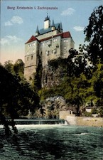 Ak Kriebstein in Sachsen, Burg