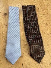 2 Krawatten Von Olymp Blau Und