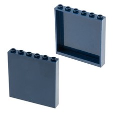 2x Lego Panele 1x6x5 dunkel