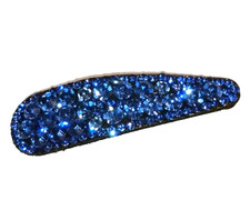 1 blau Strass schwarz