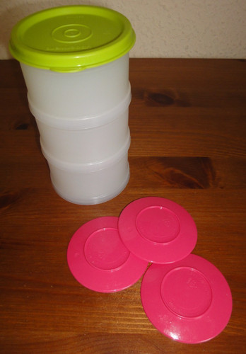 Tupperware stapelei rund grün - stapelei,