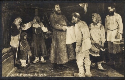 Künstler russische bauern - ak,