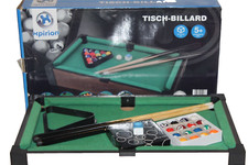 Mini Pool Billardtisch Billard  Spiel inkl. Zubehör, Maße: 51x31x10cm XPIRION