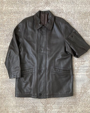 Winterjacke Hirschleder Lederjacke Hirsch Leder Jacke Braun