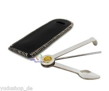 3 teilig Pfeifenstopfer Pfeifen Schaufel Stopfer Pike Metall inkl. Beutel