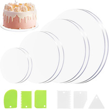 8 Stück Acryl Cake Board
