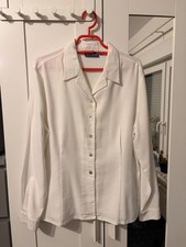 Marco Pecci Bluse Weiß Gr. 46