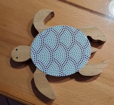 Tolle Maritime Sommer Deko Schildkröte 15 cm lang