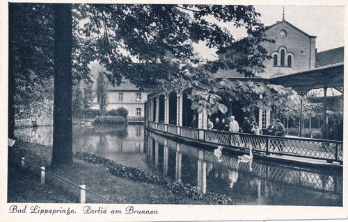 Bad lippspringe - s/w,