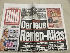 BILD Zeitung, 15. Juli 2021,Bild Zeitung 15.07.2021, Susen Tiedtke