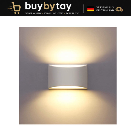 Led wandleuchte gipsleuchte - 7w,