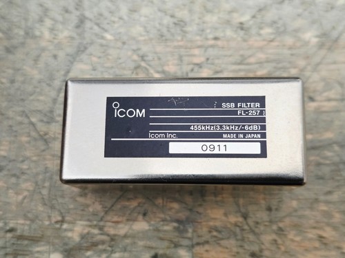 Icom 257 ssb wide filter - icom, fl-257