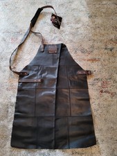 Leder Schürze, Grillschürze ,Robust ,Sicher und Hochwertige Verarbeitung unisex