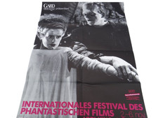 Festival München Frankenstein Altes Vintage Kino Film Plakat Poster A1 Gefaltet