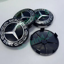 4x Für Mercedes Benz Alufelge Wheel Nabenkappen Nabendeckel Radkappen 68MM Auto