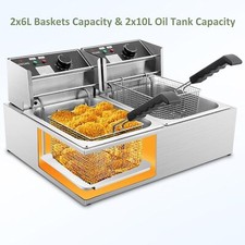 5kW Öl-Friteuse 20L Edelstahl