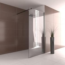 Walk In Duschabtrennung Duschwand Glas Dusche 1180x2000 mm mit Laserdesign