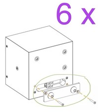 L-ACOUSTICS (6 Sets !!!) X4i Zubehör Connector Sealing Plate / OVP 60,00 €
