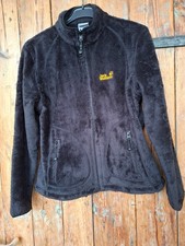 Jack Wolfskin Teddy Fleece Jacke Nanuk, Damen, Größe 42/44,  Schwarz