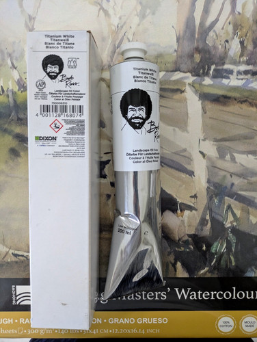 Bob ross ölfarbe titanium - Ölfarbe,