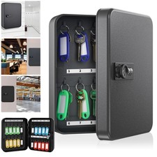 Schlüsselschrank mit 20 Positionen & Zahlenschloss Sicherheits Aufbewahrungsbox