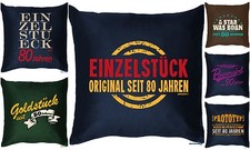 Cooles Sofakissen - Geschenk zum 80.Geburtstag - Couchkissen - Sprüche 80 Jahre