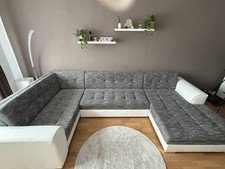 Big Sofa mit Rückenlehne und Funktion Wohnzimmer U-Form