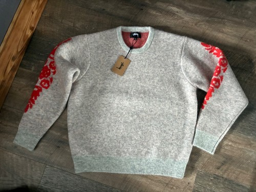 Stussy flower mohair sweater - flower,
