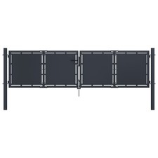 Gartentor stahl 300x100 - gartentor,