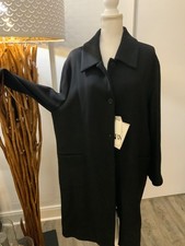 ZARA Wollmantel Wintermantel Gr. XL schwarz neu mit Etikett