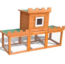 Großer Kaninchenstall Holz