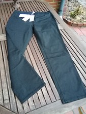 Amber & Vanilla edle Jeans Stretch Hose Chino schmal schwarz 3XL 50 L32 neu