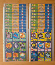 Pokemon Burger King 1999 Uncut Sheets alle 20 Bögen Sammelkarten Karten deutsch